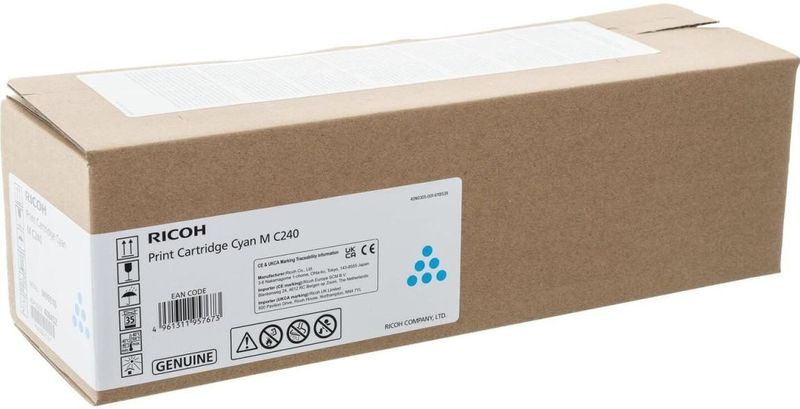 Ricoh Toner 408452 (M C240) Cyaan