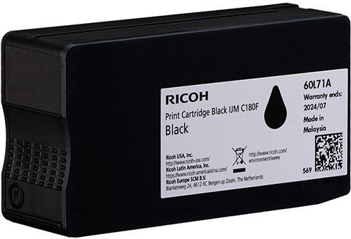 Ricoh 408517 inktcartridge zwart (origineel)
