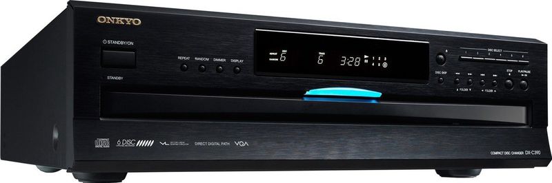 Onkyo - DX-C390 - CD-Wisselaar - Zwart - 6 Discs - Digitale Uitgangen