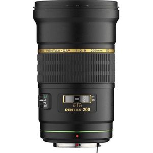 Pentax - SMC DA 200mm F/2.8 ED IF SDM - Telelens - Zwart - Optisch Glas