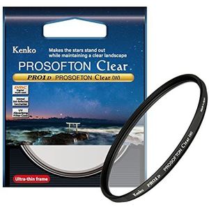 Kenko Filter met zacht effect PRO1D Prosofton Clear 82 mm, voor het fotograferen van sterren, 517734