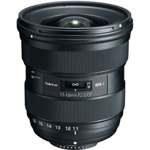Tokina atx-i 11-16mm f/2.8 Plus Canon EF-S (Canon EF-S, APS-C / DX), Objectief, Zwart