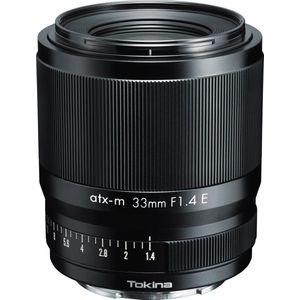 Tokina atx-m 33mm f/1.4 Plus Sony E-Mount MILC - Zwart
