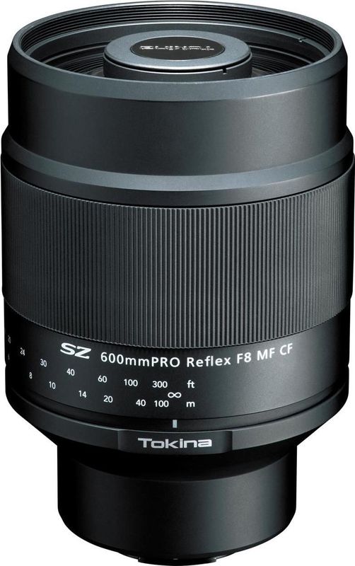 Tokina - SZ Pro 600mm f/7.1 - Objectief - Zwart - Catadioptrisch Ontwerp