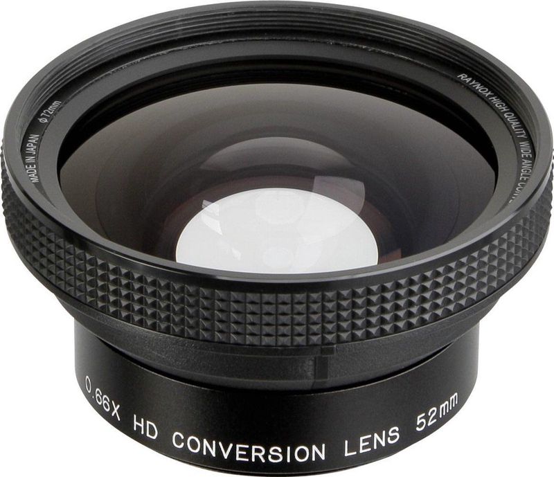 Raynox - Groothoeklens 0,66x - 52mm - Hi-Index Optisch Glas