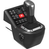 Hori Force Feedback Truck Control System Zwart USB Stuur + pedalen + joystick PC