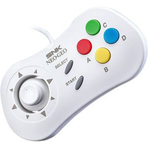 Neo Geo - Mini Gamepad - Wit - 2m Kabel