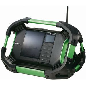 HiKOKI UR18DSDLW4Z 14,4-18V Li-Ion Accu Bouwradio - DAB+ - Bluetooth - Werkt Op Netstroom & Accu