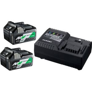 HiKOKI BoosterPack MultiVolt 2 x 18 V 5,0 Ah / 36 V 2,5 Ah + Acculader UC18YSL3 - UC18YSL3WEZ