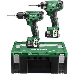 KC12DAWAZ - Combokit - 12V - Accu Boor-Schroefmachine en Slagschroevendraaier - Inclusief 2 Accu's en Oplader