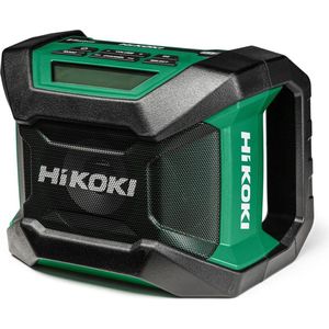 Hikoki UR18DAW4Z 18 Volt Digitale accu radio | FM en DAB+ bouwradio | 230 Volt en accu | Geleverd exclusief lader en accu's
