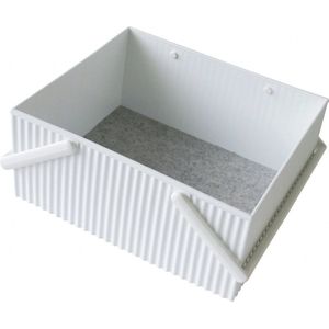 Hachiman - Opbergbox Omnioffre - draagbaar - stapelbaar- large wit