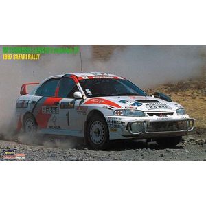 Hasegawa 020395 1/24 Mitsubishi Lancer Evo IV, 1997 Safari Rally modelbouwset, verschillende