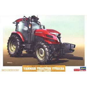 Hasegawa 66108 1/35 Yanmar Traktor YT5113A, Robot Tractor modelbouwset, meerkleurig