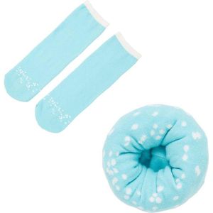 donut sokken | sokken in de vorm van een Donut | mint glazuur met suiker