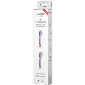 Ionickiss Opzetborstels soft roze 2 stuks