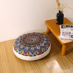 Dikker Zitkussen Stoel Pad Rond Kantoor Rugkussen Balkon Tatami Matras Meditatiekussen Woondecoratie-2,55x55cm