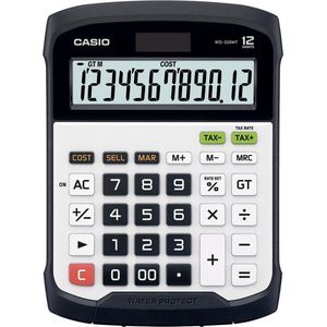 Casio WD-320MT Bureaurekenmachine Zilver-zwart Aantal displayposities: 12 werkt op zonne-energie, werkt op batterijen (b x h x d) 145 x 36 x 195 mm