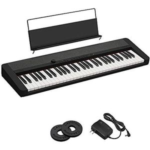 Casio CT-S1 BK schwarz Piano-Keyboard incl.Netzadapter, USB,