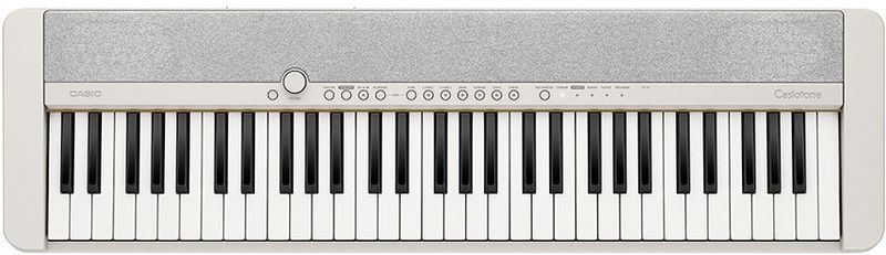 Casio CT S1 WE Beginners Keyboard 5 octaven incl adapter Wit