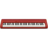 Casio CT-S1 RD - Beginners Keyboard - 5 octaven - inclusief adapter