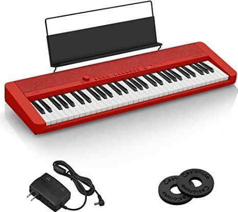 Casio CT-S1 RD - Beginners Keyboard - 5 octaven - inclusief adapter