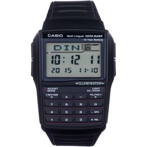 Casio Calculator DBC 1A Unisex Horloge Zwart