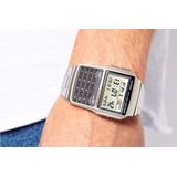 Casi - Horlog - Databan - Zilve - (Digitaal Horlog - 37.40 Mm)