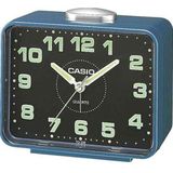Casio - TQ-218-2EF - Wekker - Analoog Quartz - Blauw - Kunsthars