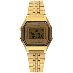 CASIO VINTAGE Chronograph, Quarzuhr, Armbanduhr, Damenuhr, Digitaluhr, Edelstahlarmband
