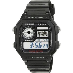 CASIO Timeless Collection Uhr AE-1200WH-1AV | Schwarz