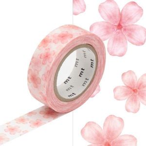 Washi Tape Bloesem - MT Masking Tape Sakura - 10 meter x 1,5 cm.