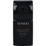 Sensai Foundation Make-Up Foundations Luminous Sheer Foundation SPF 15 LS 206 Brown Beige