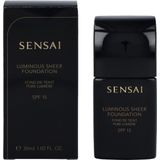 Sensai Foundation Make-Up Foundations Luminous Sheer Foundation SPF 15 LS 206 Brown Beige