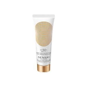 SENSAI Silky Bronze Protective Suncare Cream for Face SPF 50  Zonnecrème 50 ml