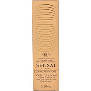 Sensai Silky Bronze Protective Suncare Cream for Face Zonnecrème 50 ml | SPF 30 |