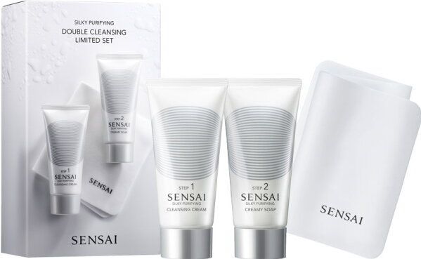 Sensai - Silky Purifying Double Cleansing Set - Reiniging - 3 Stuks