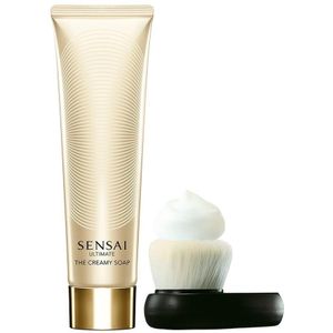 SENSAI - Ultimate The Creamy Soap + Reinigingsborstel Anti-aging gezichtsverzorging 125 ml