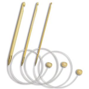 Seeknit - Seeknit (50 cm, 5,50 mm) haak met flexibele Afghaanse haak - 1 stuk
