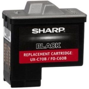 Sharp UX-C70B inkt cartridge zwart (origineel)