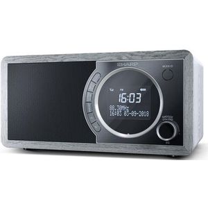 Sharp DR-450 - DAB+ FM Radio - Grijs - Bluetooth