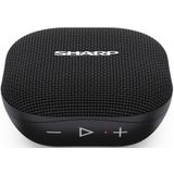 Sharp GX-BT60(BK) draagbare bluetooth luidspreker - waterdicht - 6W - zwart