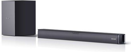 Sharp - HT-SBW182 - Soundbar - Zwart - 2.1 Kanaal - Draadloze Subwoofer