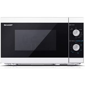 Sharp - YC-MG01E-W - Magnetron en Grill - Wit - 800W - 20 Liter