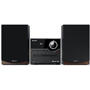 Sharp XL-B512(BR) home audio systeem Home audio-microsysteem 45 W Bruin