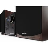 Sharp - Audioapparaat - Houten Luidsprekerkast - Bluetooth - 2.0 Kanaals