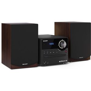 Sharp - Audioapparaat - Houten Luidsprekerkast - Bluetooth - 2.0 Kanaals