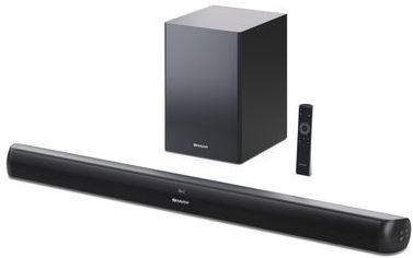 Sharp HT-SBW202 - Soundbar - Zwart - 2.1-kanaals met Draadloze Subwoofer