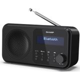 Sharp DR-P420(BK) Portable DAB - FM Radio met Bluetooth - Zwart