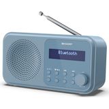 Sharp DR-P420 - DAB Radio - Blauw - Compacte digitale radio met Bluetooth